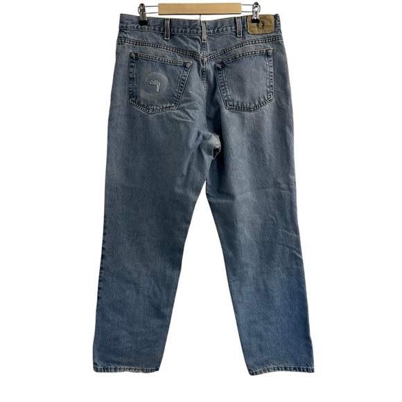 Vintage 90s Relaxed Jeans Arizona Jeans Loose Big Ring Spun Denim 38x32 - Picture 2 of 10